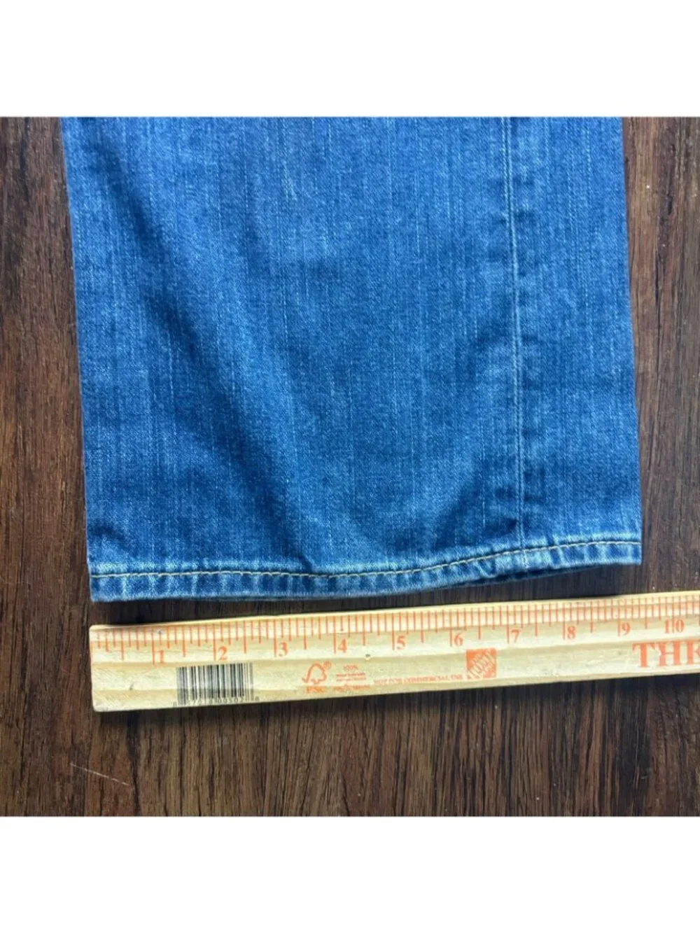 True Religion Straight Jeans Distressed Medium Wash Big T Flap Men’s Size 38